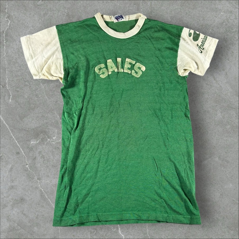 VENUS Green and Cream‎ Knit Top